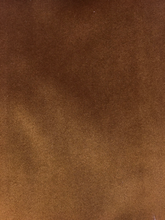 Load image into Gallery viewer, Caramel Walnut Brown Brown Velvet Upholstery Drapery Fabric / RM Villa