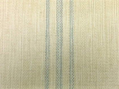 Heavy Duty Beige Blue Nautical Stripe Upholstery Fabric