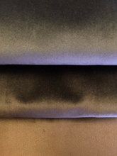 Load image into Gallery viewer, Charcoal Espresso Bean Mocha Brown Velvet Upholstery Drapery Fabric / RM Villa