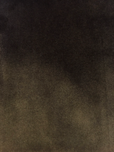 Load image into Gallery viewer, Chocolate Dark Brown Silver Grey Velvet Upholstery Drapery Fabric / RM Villa