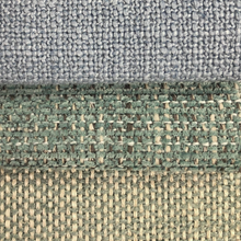 Load image into Gallery viewer, Crypton Water Stain Resistant MCM Mid Century Modern Light Blue Teal Aqua Tweed Upholstery Fabric