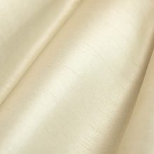 Load image into Gallery viewer, Faux Silk White Ivory Light Beige Drapery Fabric