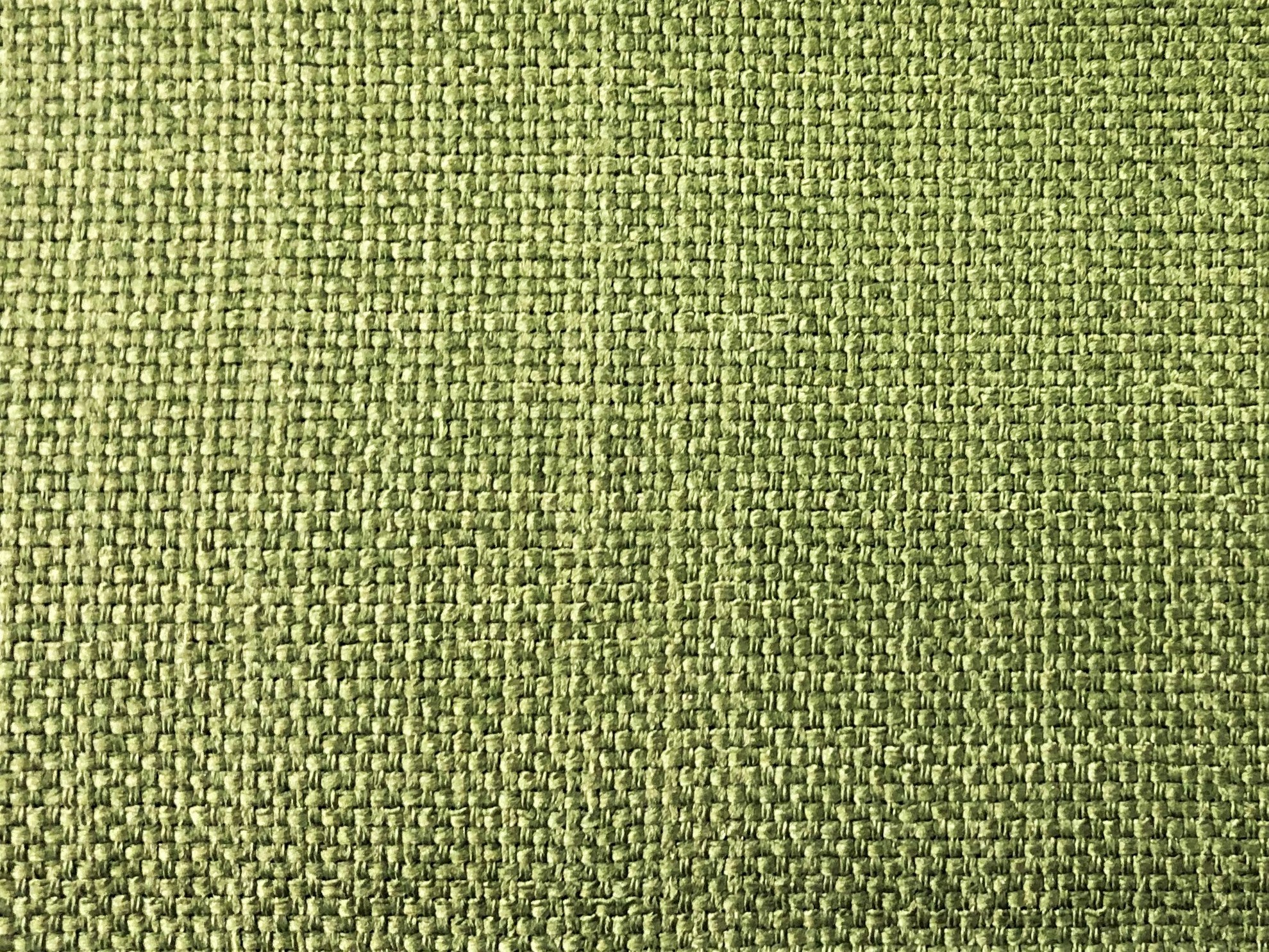 Lime Olive Green Faux Linen Uph Fabric, Fabric Bistro, Columbia