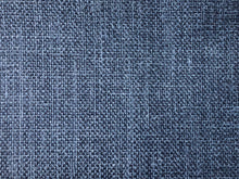 Load image into Gallery viewer, Mid Century Modern MCM Faux Linen Glazed Textured Water Steel Blue Denim Chambray Blueberry Royal Blue Upholstery Drapery Fabric RMC-SMII