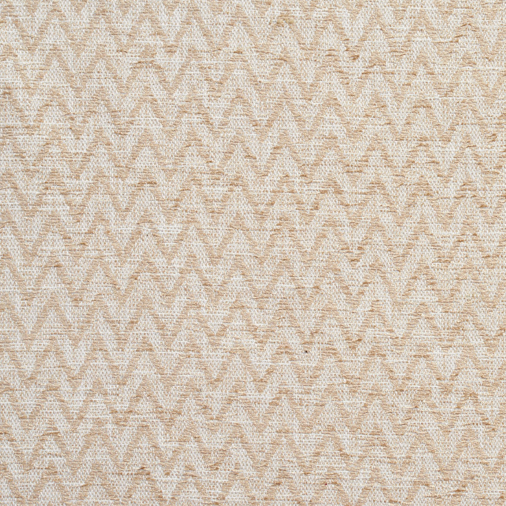 Essentials Heavy Duty Upholstery Drapery Сhevron Fabric / Beige