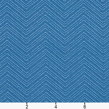 Load image into Gallery viewer, Essentials Upholstery Drapery Сhevron Fabric / Blue