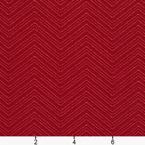 Essentials Upholstery Drapery Сhevron Fabric / Red