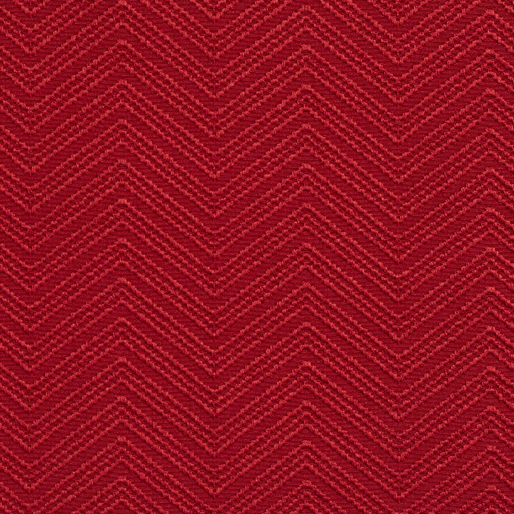 Essentials Upholstery Drapery Сhevron Fabric / Red