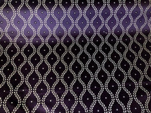 Load image into Gallery viewer, Purple Plum Gold Brocade Damask Upholstery Drapery Fabric / Empire