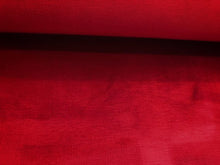 Load image into Gallery viewer, Plush Cherry Red Crimson Upholstery Velvet Fabric for Headboards Chairs / Rouge