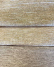 Load image into Gallery viewer, Silk Dupioni Textured Semi Sheer Beige Cream Drapery Fabric FB-SSD