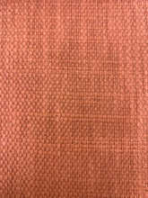 Load image into Gallery viewer, Water &amp; Stain Resistant Rose Rusty Orange Chartreuse Yellow Avocado Green MCM Upholstery Drapery Fabric FB