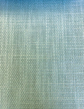 Load image into Gallery viewer, Water &amp; Stain Resistant Turquoise Blue French Blue Antique Aqua MCM Upholstery Drapery Fabric