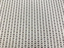 Load image into Gallery viewer, Jennifer Adams Home Fairmont Brown Aqua Blue Ivory Beige Small Scale Geometric Upholstery Fabric