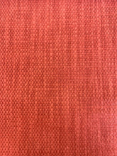 Load image into Gallery viewer, Water &amp; Stain Resistant Neutral Beige Red Coral Ivory MCM Upholstery Drapery Fabric FB
