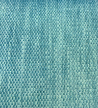 Load image into Gallery viewer, Water &amp; Stain Resistant Turquoise Blue French Blue Antique Aqua MCM Upholstery Drapery Fabric