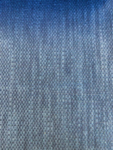 Load image into Gallery viewer, Water &amp; Stain Resistant French Blue Denim Navy MCM Upholstery Drapery Fabric