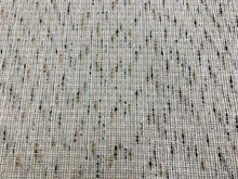 Load image into Gallery viewer, Designer Water &amp; Stain Resistant Beige Taupe Black Mustard Gold Tweed MCM Upholstery Fabric
