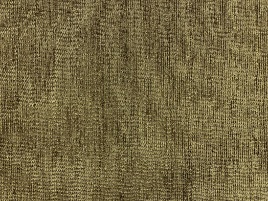 Designer Olive Brown MCM Chenille Upholstery Fabric