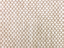Load image into Gallery viewer, Designer Beige Cream Nubby Geometric Chenille Water Resistant Upholstery Fabric