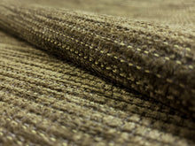 Load image into Gallery viewer, Designer Olive Brown MCM Chenille Upholstery Fabric