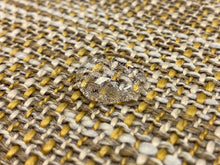 Load image into Gallery viewer, Valley Forge Mustard Cream Gold MCM Water &amp; Stain Resistant Tweed Fabric