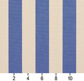 Essentials Outdoor Denim Blue Stripe Upholstery Fabric