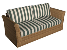 Load image into Gallery viewer, Essentials Indoor Outdoor Hunter Green Stripe Upholstery Fabric