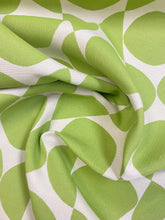 Load image into Gallery viewer, Sunbrella Allover Heath Art Deco Abstract Geometric Lime Green Beige Upholstery Drapery Fabric STA 3504