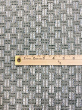 Load image into Gallery viewer, 1.5 Yard Cowtan &amp; Tout Keston Celadon Seafoam Green Geometric Boucle MCM Mid Century Modern Chenille Upholstery Fabric STA 3342