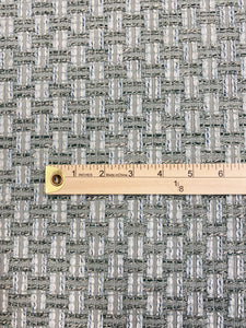 1.5 Yard Cowtan & Tout Keston Celadon Seafoam Green Geometric Boucle MCM Mid Century Modern Chenille Upholstery Fabric STA 3342