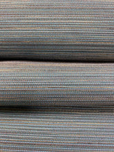 Load image into Gallery viewer, Designer Water &amp; Stain Resistant Teal Blue Copper Grey MCM Mid Century Modern Upholstery Fabric WHS 3634