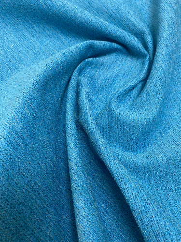 Designer Turquoise Blue MCM Mid Century Modern Upholstery Fabric WHS 3602