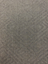 Load image into Gallery viewer, 1.3 Yard Sunbrella Integrated Steel Indoor Outdoor 69006-0008 Gray Geometric Water Resistant Upholstery Fabric WHS 3946