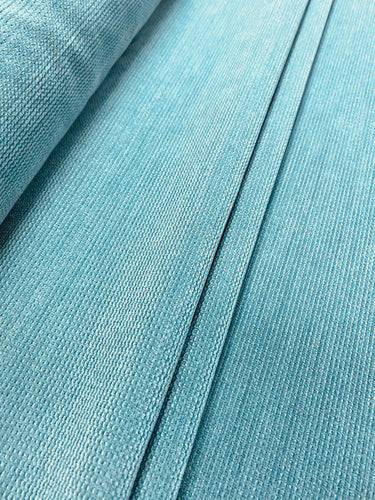 Antique Teal MCM Mid Century Modern Chenille Water & Stain Resistant Upholstery Fabric WHS 3415