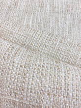 Load image into Gallery viewer, Designer Tweed Beige White Mid Century Modern Water &amp; Stain Resistant Upholstery Fabric STA 4011