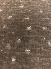 Load image into Gallery viewer, 0.9 Yard Designer Mocha Brown Animal Pattern Fawn Velvet Upholstery Fabric WHS 3180