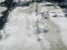 Load image into Gallery viewer, Designer Water and Stain Resistant Charcoal Grey Beige Cream Cotton Abstract Upholstery Drapery Fabric