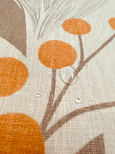 Load image into Gallery viewer, Kravet Capparis Spice Beige Taupe Orange Botanical linen Water &amp; Stain Resistant Upholstery Drapery Fabric STA 3254