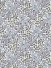 Load image into Gallery viewer, Stain Resistant Grey Lavender Cream Taupe Botanical Upholstery Drapery Fabric FB