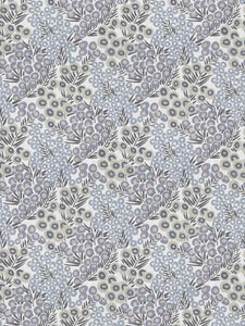 Stain Resistant Grey Lavender Cream Taupe Botanical Upholstery Drapery Fabric FB