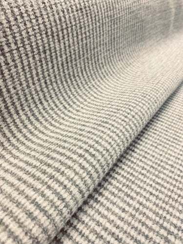 Designer Water & Stain Resistant Grey Tweed Chenille Reversible Upholstery Fabric STA 3053