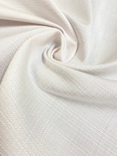 Load image into Gallery viewer, Designer Off White Indoor Outdoor Water &amp; Stain Resistant Sunbrella Canvas Upholstery Drapery Fabric WHS 3861