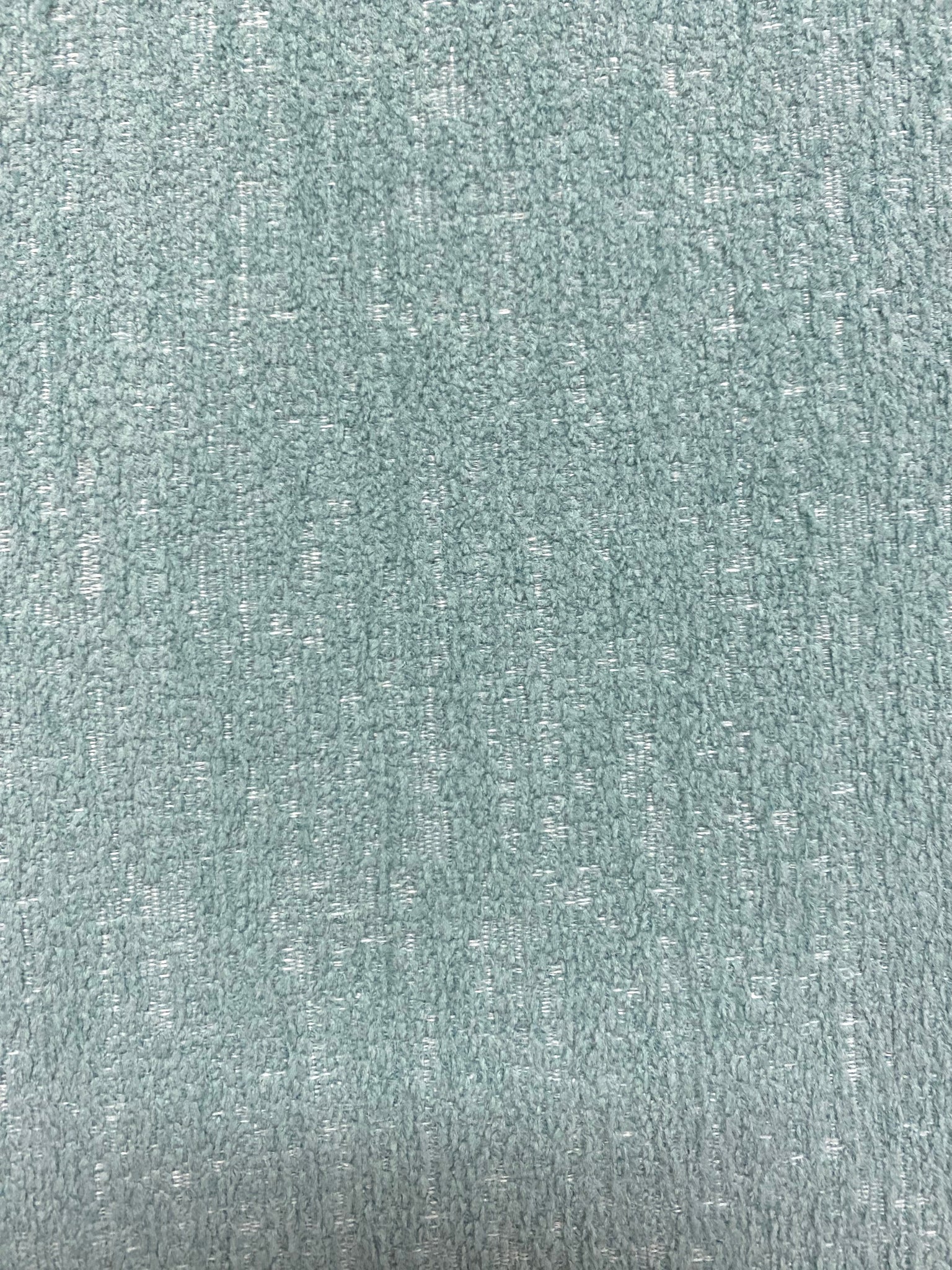 1 1/3 Yds Designer good Water & Stain Resistant Aqua Blue Beige Chevron Chenille Upholstery Fabric STA1496