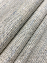 Load image into Gallery viewer, Designer Heavy Duty Beige Blue Cream Linen Water &amp; Stain Resistant Upholstery Fabric WHS 4234