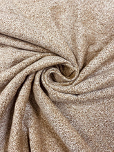 Load image into Gallery viewer, Designer Wheat Beige MCM Mid Century Modern Textured Chenille Upholstery Fabric WHS 3284