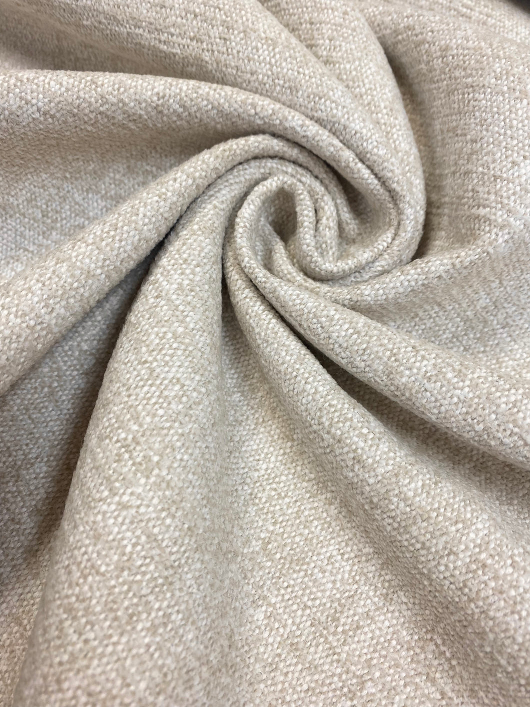 Cream Beige Chenille Upholstery Fabric, Fabric Bistro, Columbia