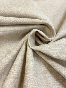 Designer Water & Stain Resistant Microfiber Beige Upholstery Fabric STA 3803