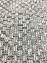 Load image into Gallery viewer, 1.5 Yard Cowtan &amp; Tout Keston Celadon Seafoam Green Geometric Boucle MCM Mid Century Modern Chenille Upholstery Fabric STA 3342