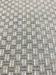 1.5 Yard Cowtan & Tout Keston Celadon Seafoam Green Geometric Boucle MCM Mid Century Modern Chenille Upholstery Fabric STA 3342